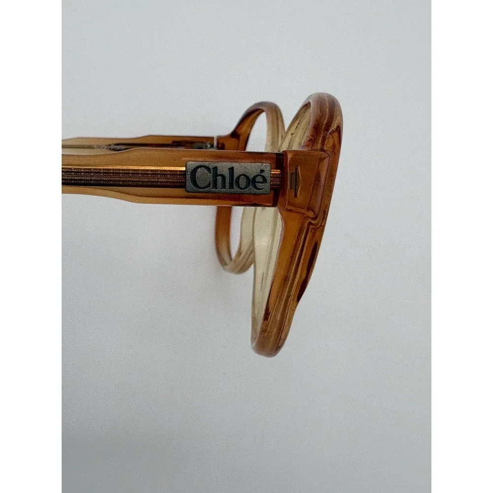 Vintage Retro Authentic Chloe Lunettes  Eyeglasses Frame Made in France 70s